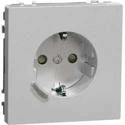 WISER 2380-6036 - Steckdose, 1-fach, edelstahl, glänzend, Zigbee
