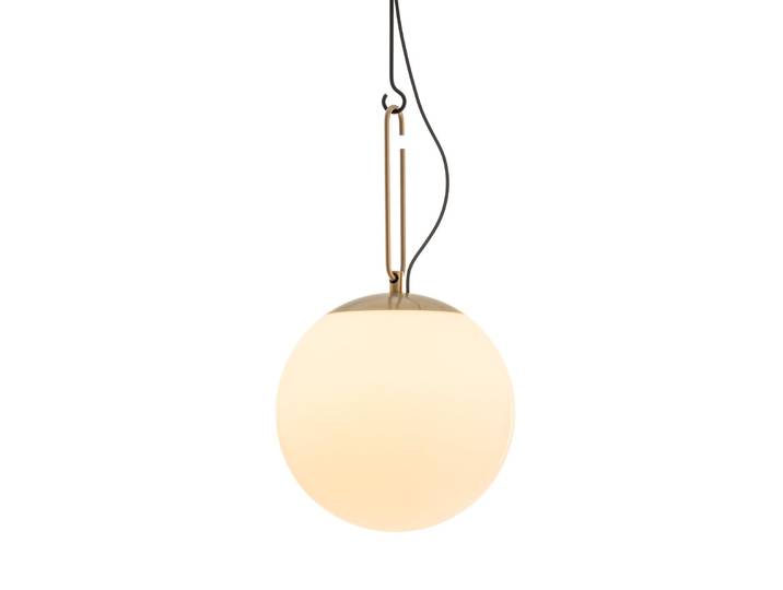 Nh 35 S Pendelleuchte Black/Brass - Artemide - Artemide - Wohnzimmer - Design - Glas - Einflammig