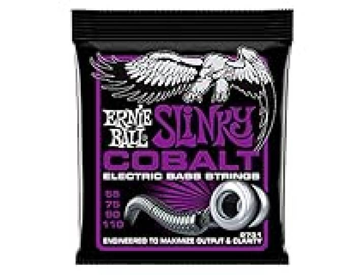 Ernie Ball Power Slinky Cobalt Cordes, pour basse électrique, calibre 55-110