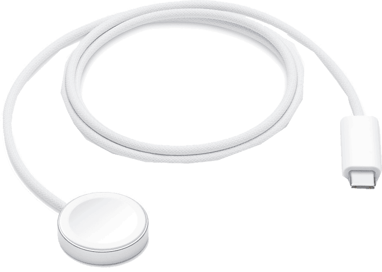 Apple Cable cargador rápido magnético a USB-C para Watch, 1 metro, Blanco