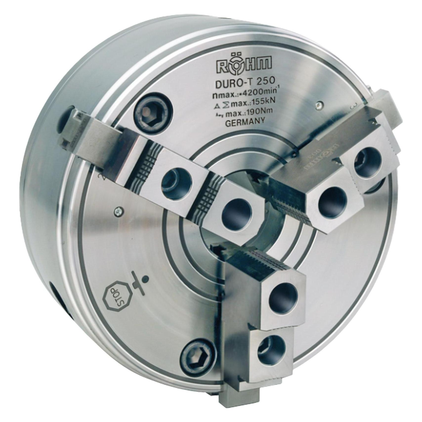 Röhm DURO-T 200, KK 5, ISO 702-3, Stehbolzen und Bundmutter, mit Grundbacken (437528)