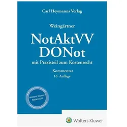 Weingärtner, DONot / NotAktVV - Kommentar, Fachbücher von Stefan Ulrich, Sebastian Löffler, Klaus Sommerfeldt, Melanie Sommerfeldt, Matthias Frohn, Helmut Weingärtner