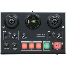 Tascam Ministudio Creator US-42B Aufnahmemischpult (USB), Audio Interface, Grau, Schwarz