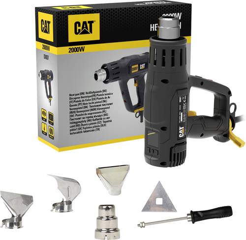 Caterpillar DX87 Heißluftgebläse mit Zubehör 2000W