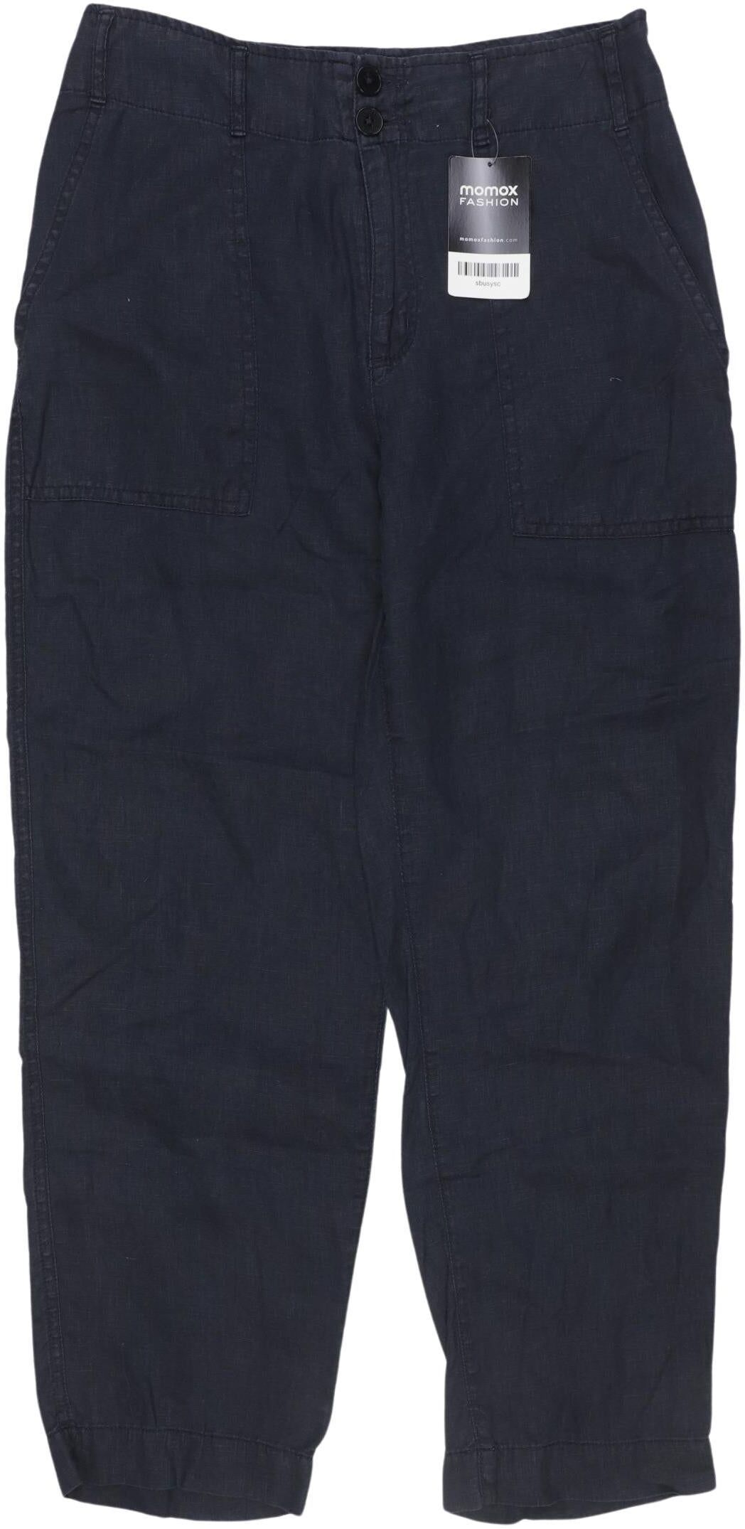 Lauren Ralph Lauren Damen Stoffhose, Marineblau, Gr. XXS (US 0), Leinen - Second Hand