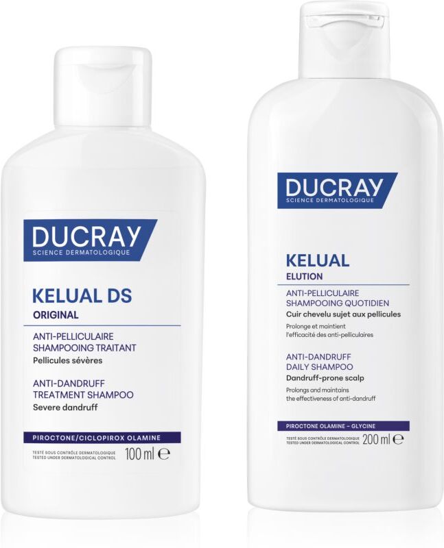 Ducray Kelual DS ensemble pour dermatite séborrhéique et états pelliculaires sévères