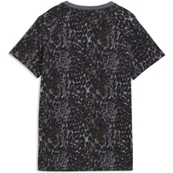 Puma, Damen, Sportshirt, GRAPHICS ANIMAL Standard AOP Tee (S), Grau