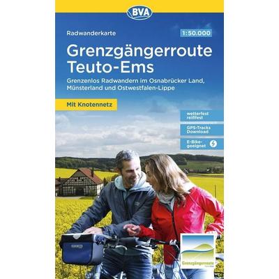BVA Radwanderkarte Grenzgängerroute Teuto-Ems 1:50.000, Sonstige von , KOMPASS Freytag & Berndt, 978-3-96990-185-4