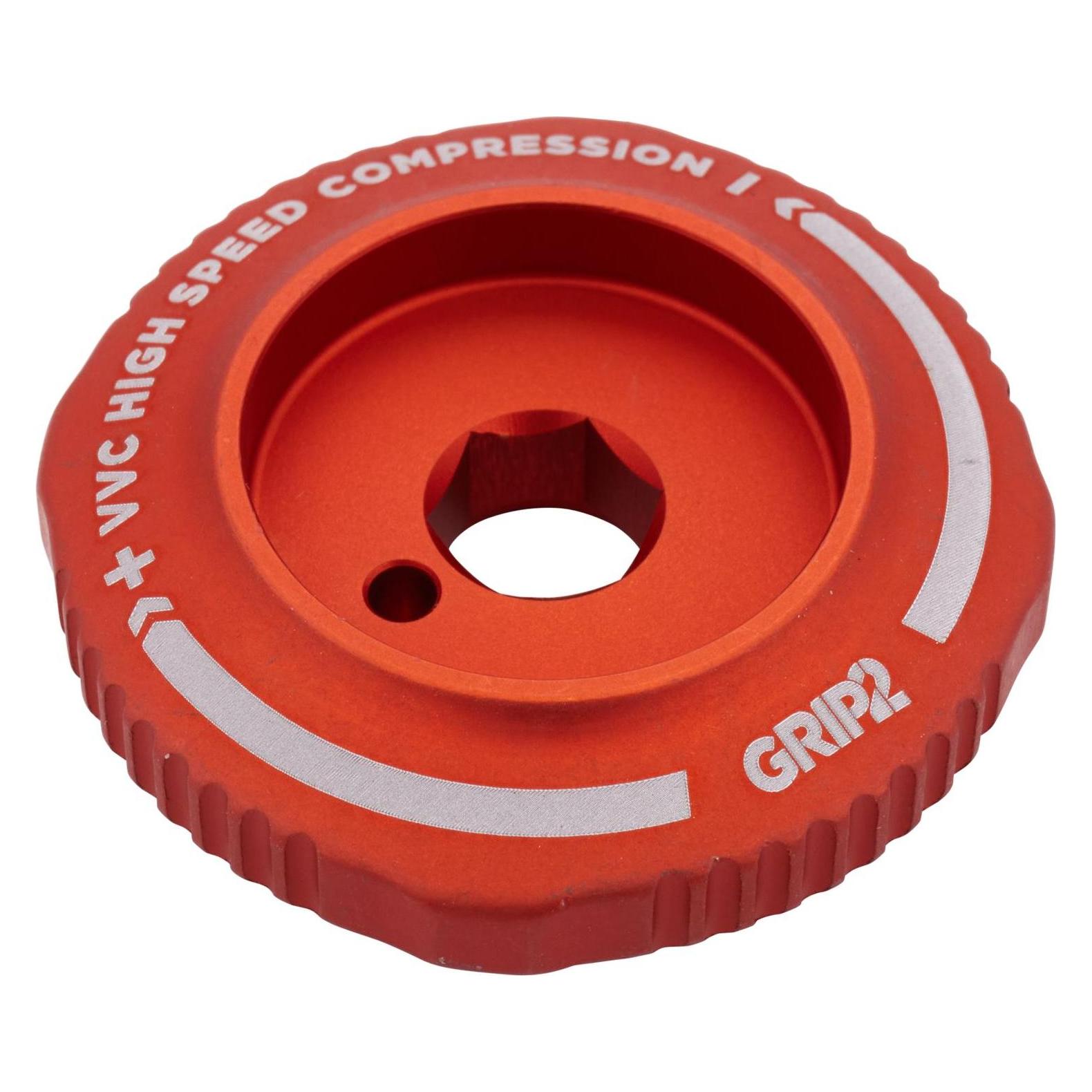 Fox Kit: Damping Adj Part: Knob, HSC, Grip 2 BV, Orange Ano, 10 pcs. AC (58891847)