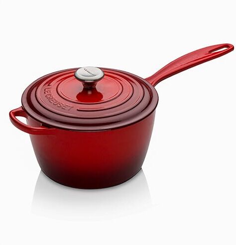 Le Creuset Signature Cerise Cast Iron 20cm Saucepan