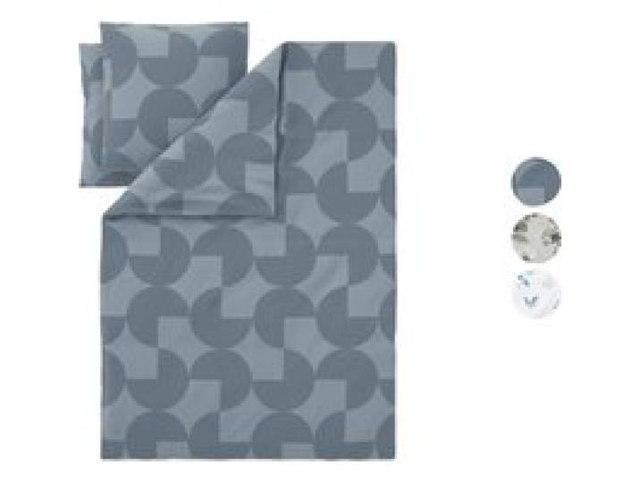 LIVARNO® Parure de lit en coton ou Parure de lit double face en coton, 240 x 220 cm