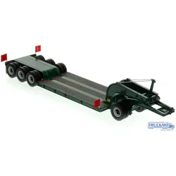 Heavy Haul Replicas 1960s Talbert 60-Ton Cableneck Tieflader + Single Axle Dolly grün HHR199-8