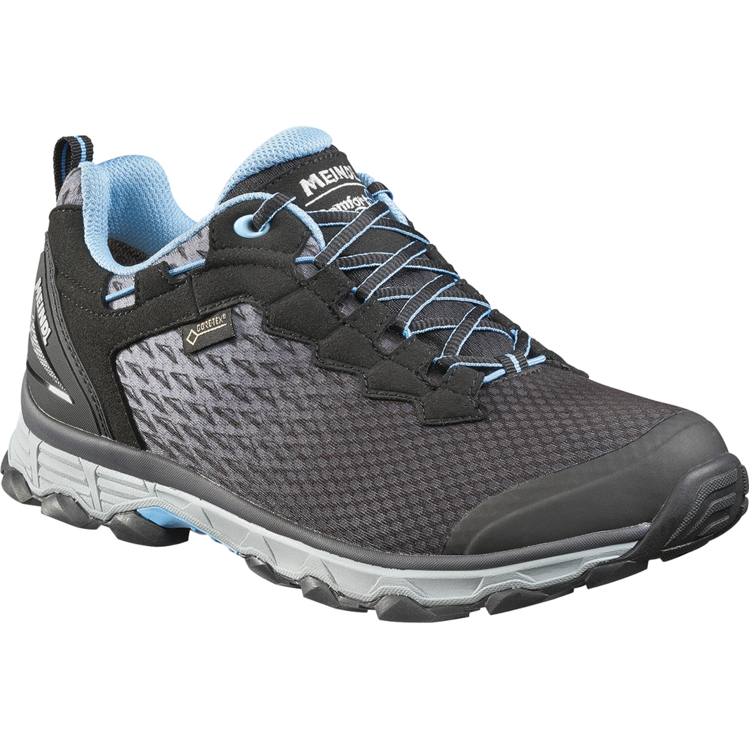 Meindl Activo Sport GTX Damen Zustiegsschuhe schwarz Größe 39 Trekking Wasserdicht