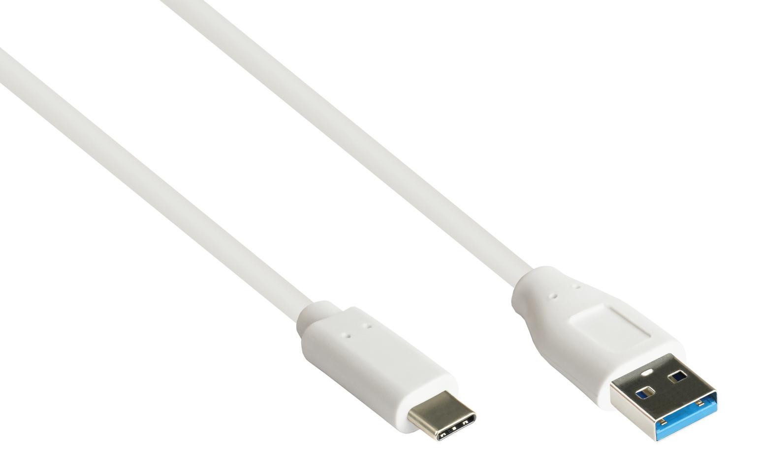 Good Connections USB 3.2 Gen.2 Kabel A-USB-C wit 0,5m