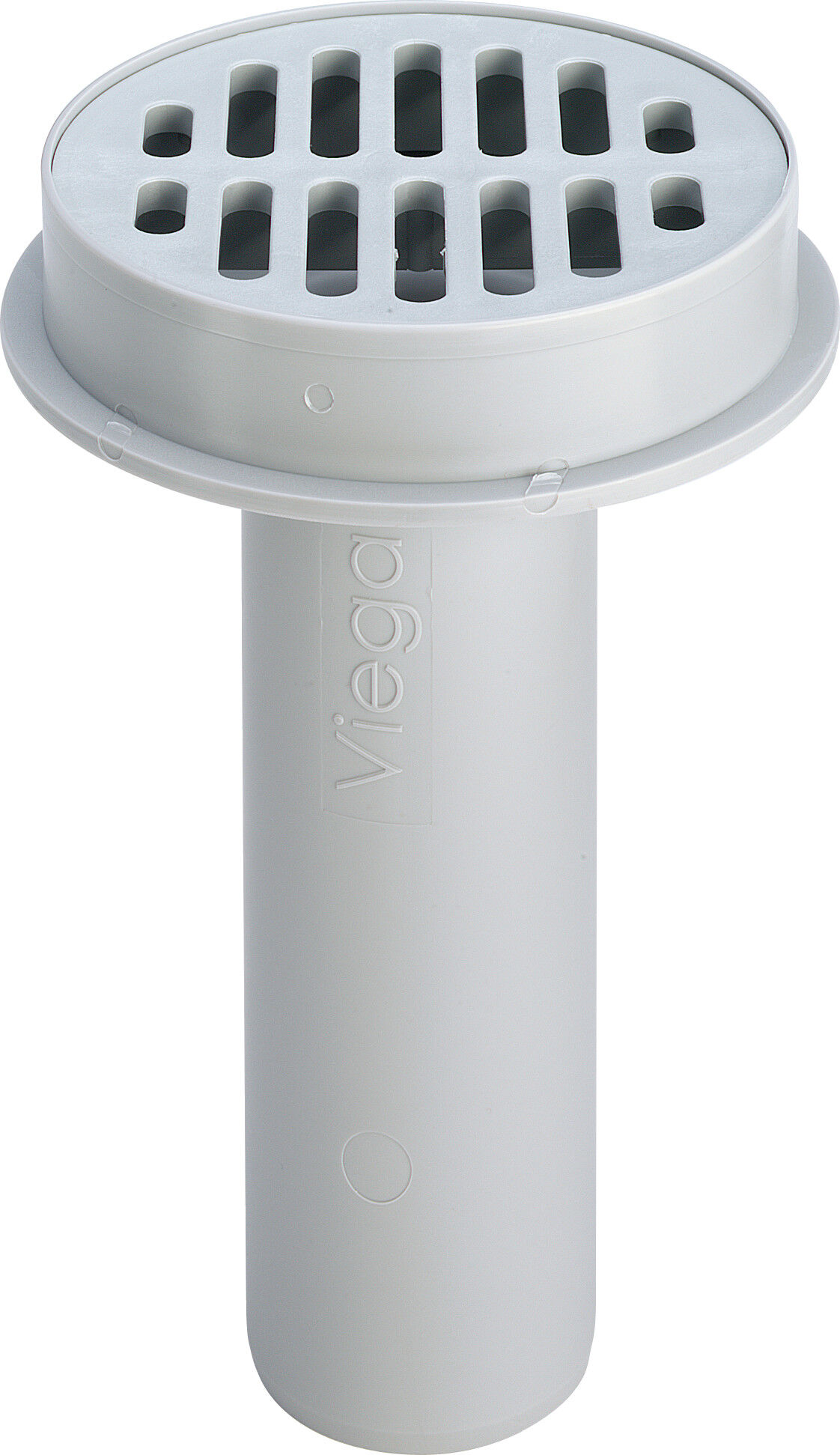 Viega balcon / terrasse Advantix 139490 DN 70, plastique gris, siphon vertical, résistant aux UV