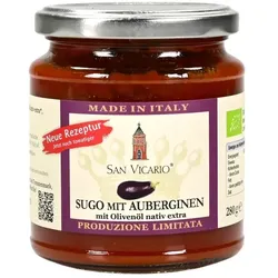 San Vicario Tomatensugo mit Auberginen bio