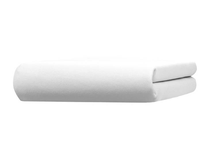 Edel-Jersey-Spannbetttuch von Bellana, Weiss, Größe 136 (1x 140–160/ 200 cm), Edel-Jersey Exclusiv