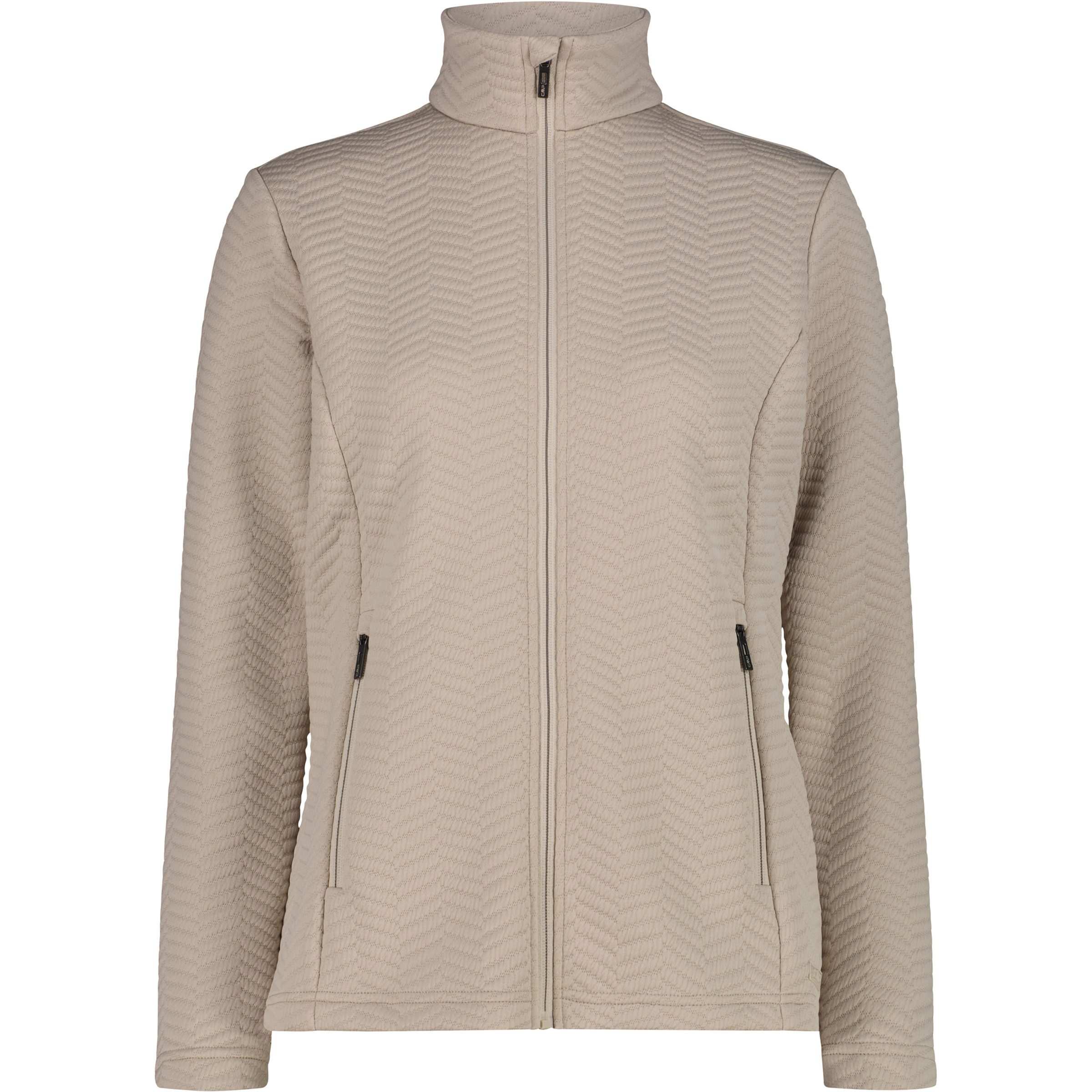 CMP Damen Fleecejacke beige Größe M Trekking Schnell trocknend