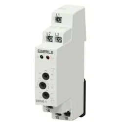 Eberle 040017610200 Drehstrom-Spannungswächter ohne N-Überwachung 3x 300...3x 500 V AC, 8 A, 1 Wechsler DWUD 1