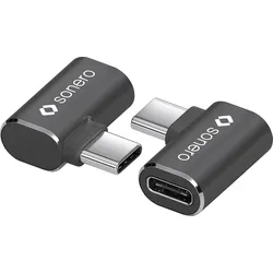 SON X-UA133 - Adapter USB 4.0 C-Stecker > C Buchse, schwarz