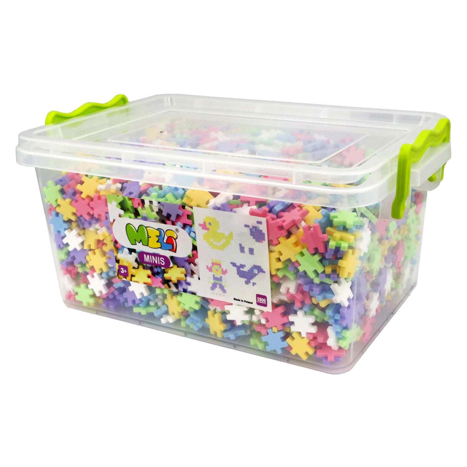 Meli Minis Pastell-Bausteine, 2800 Stück. (62806628)