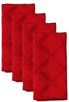 "Lenox Laurel Leaf Napkins, Set of 4 - 19""W x 19""L"