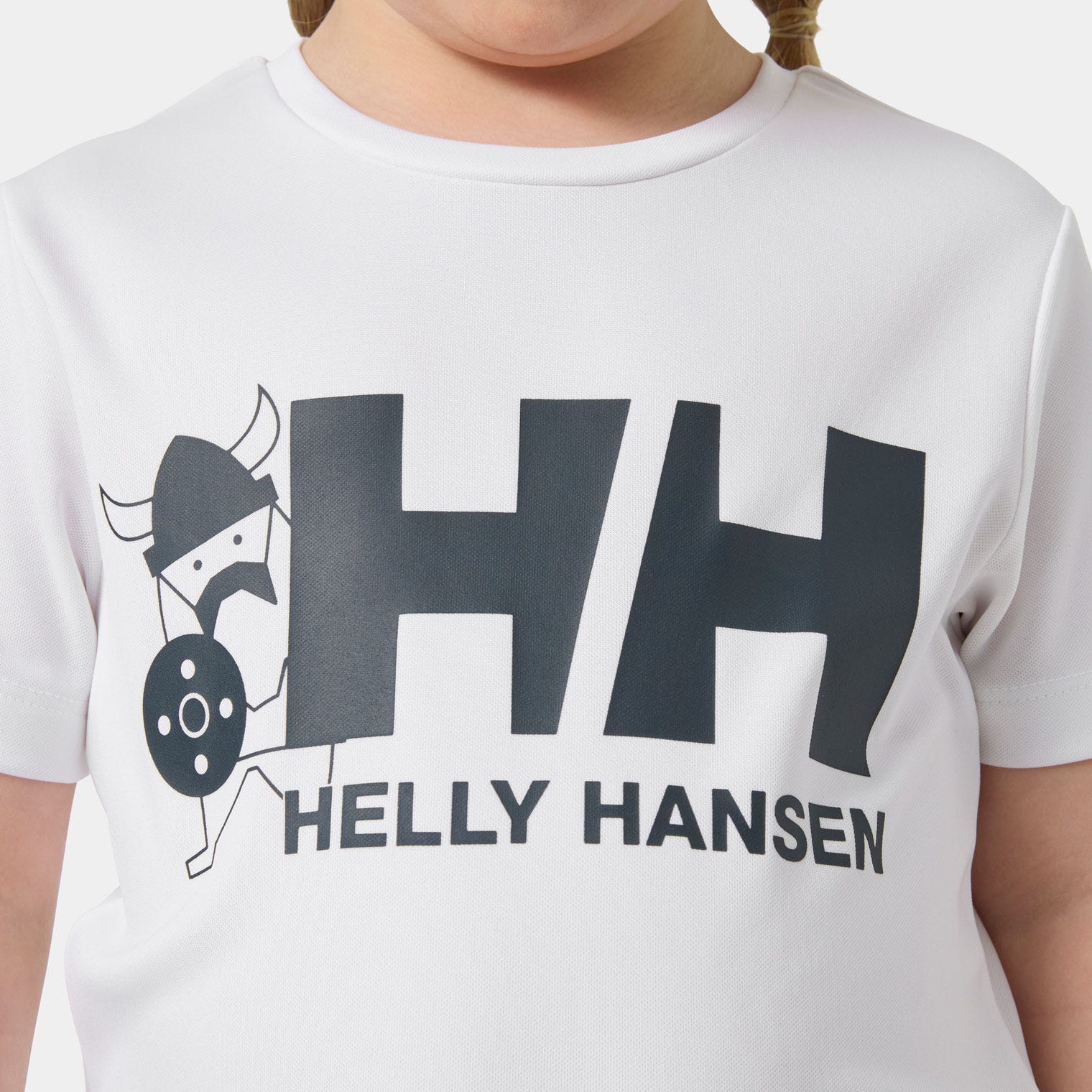 Helly Hansen Kids' Tech Graphic T-shirt - White/Cream - 5