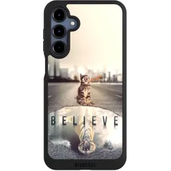 Nivocase Handyhülle für Samsung Galaxy A16 5G Hülle NIVOpure Case Schwarz Motivation Tiere Tiger (Samsung Galaxy A16 5G), Smartphone Hülle, Schwarz
