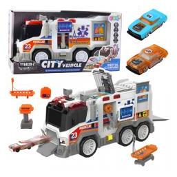 Lean Toys Krankenwagen Stadt Krankenwagen Medizinisches Fahrzeug Fahren Lichter Geräusche (65649736)