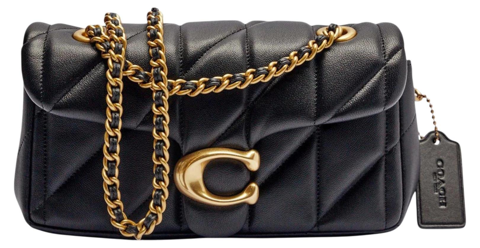 Damenhandtasche Coach Tabby 20, Schwarz / Gold