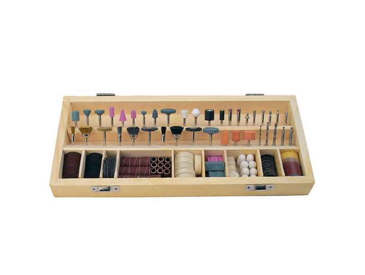 Zubehör-Set für Multischleifgerät, mit verschiedenen Aufsätzen