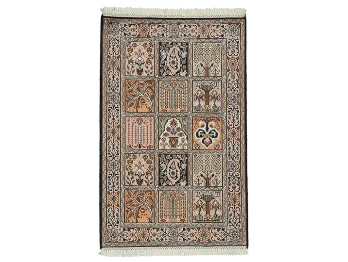 Kaschmir Seide Teppich 63x95 Handgeknüpft Orientteppich Seide