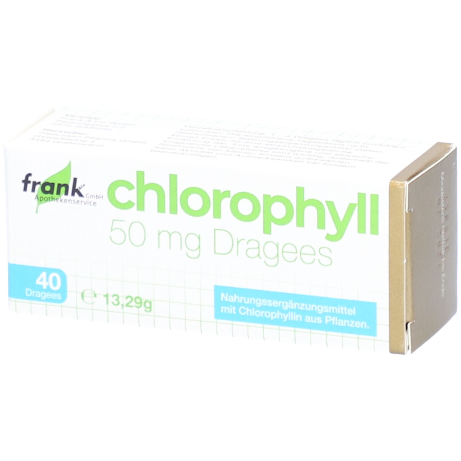 Chloroph Frank DRG 40 St Dragees