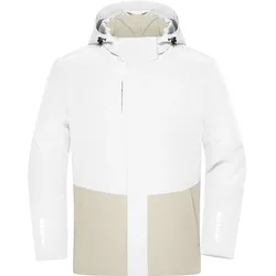 Hardshell Regenjacke "JN1878" - XXL - Weiß