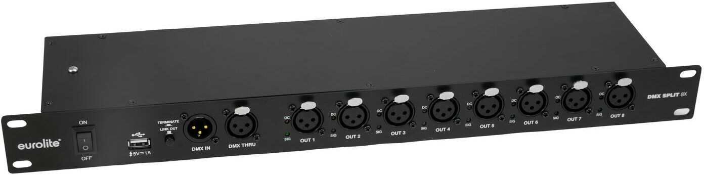 EuroLite Dmx Split 8x Splitter 3pol
