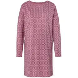 Tchibo - Nachthemd - Damen - Gr. S - bordeaux/print