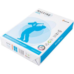 Mondi Kopierpapier Maestro Triotec Extra, A4, 120g/qm, hochweiß, 250 Blatt
