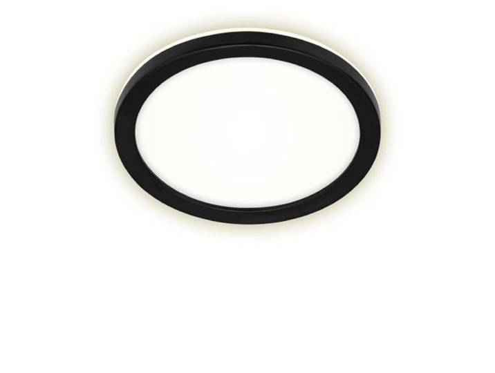 BRILONER - Led-wandlamp met indirect licht, plat, neutraal witte lichtkleur, buitenlamp, wandlamp buiten, led-spot buiten, buitenlamp, buitenwandlampen, 21 x 2,8 cm, zwart