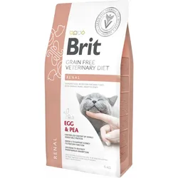 Brit gf Veterinärdiät Katze Nieren 2kg +  Überraschung für die Katze