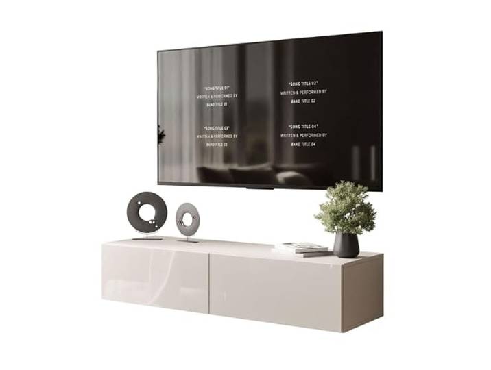 Lookway TV-Schrank Carmen 125 cm Kaschmir Hochglanz