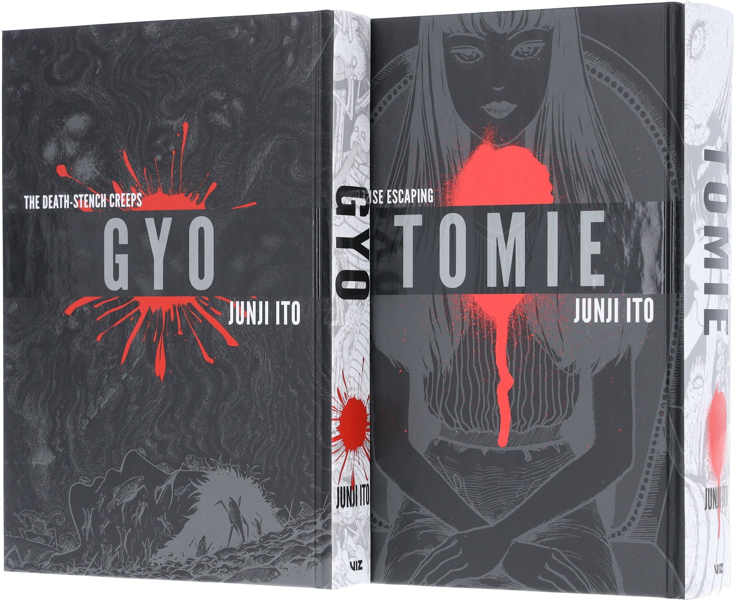 Junji Ito Collection (Gyo & Tomie) 2 Books Deluxe Edition Set - Manga - Hardback Viz Media, LLC