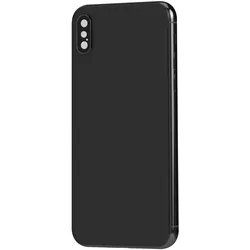 Clappio Gehäuse + Akkudeckel Ersatzteil (Apple iPhone XS), Mobilgerät Ersatzteile, Schwarz
