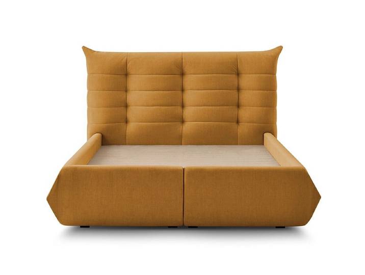 Kastenbett BOBOCHIC CLOTHILDE 180x200cm spanplatte orange