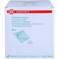 Nobamed, Verbandsmaterial, NOBATOP 8 10X10CM STER P2