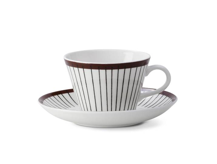 Gustavsbergs Porslinsfabrik Tasse à café et soucoupe Ribb tasse à café + soucoupe