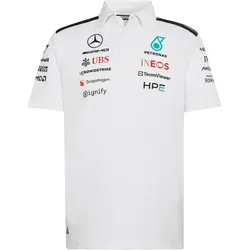 adidas Mercedes - AMG Petronas Formel 1 Team Mechaniker Poloshirt Herren KE5524 - white XL