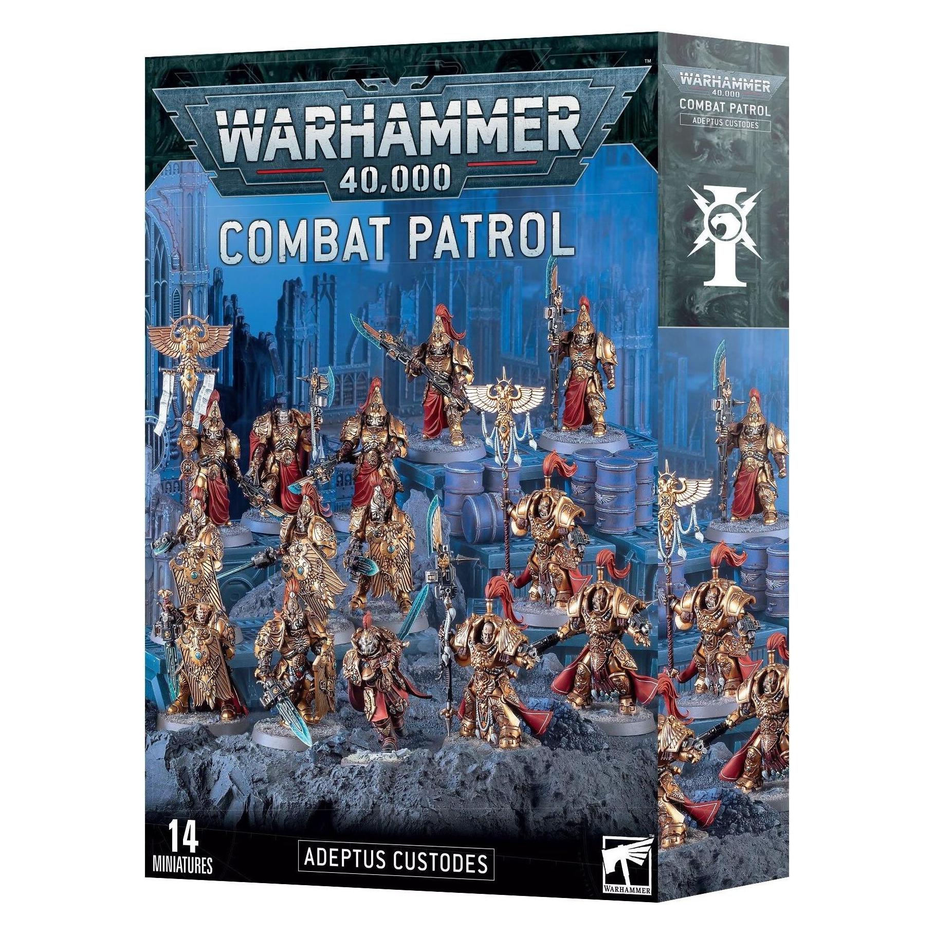 Games Workshop Warhammer 40.000 - Adeptus Custodes Combat Patrol 2024 (Kunststoff) (73-01)