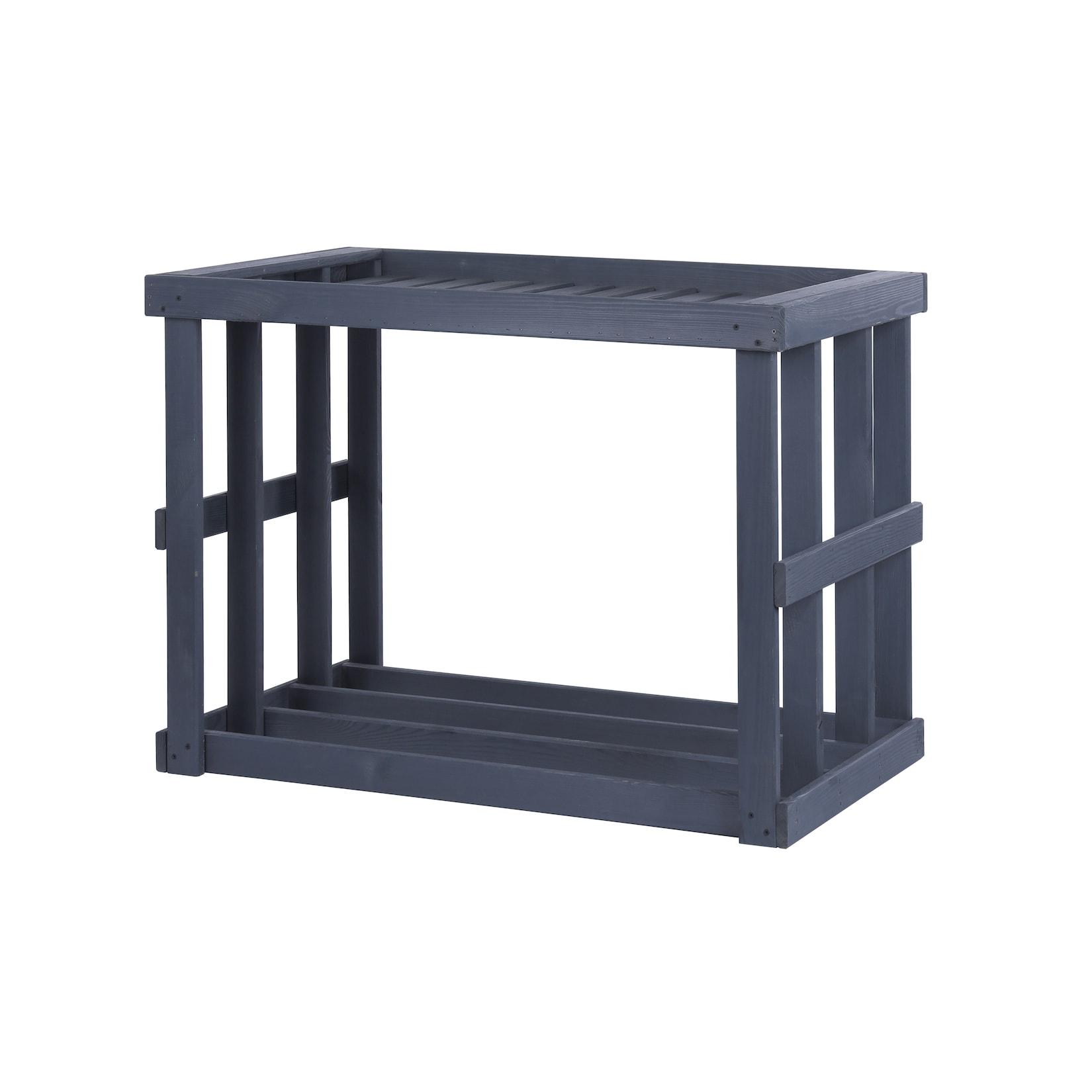 Westmann Holz Kaminholzregal Stephan Anthrazit 52x108x74 cm