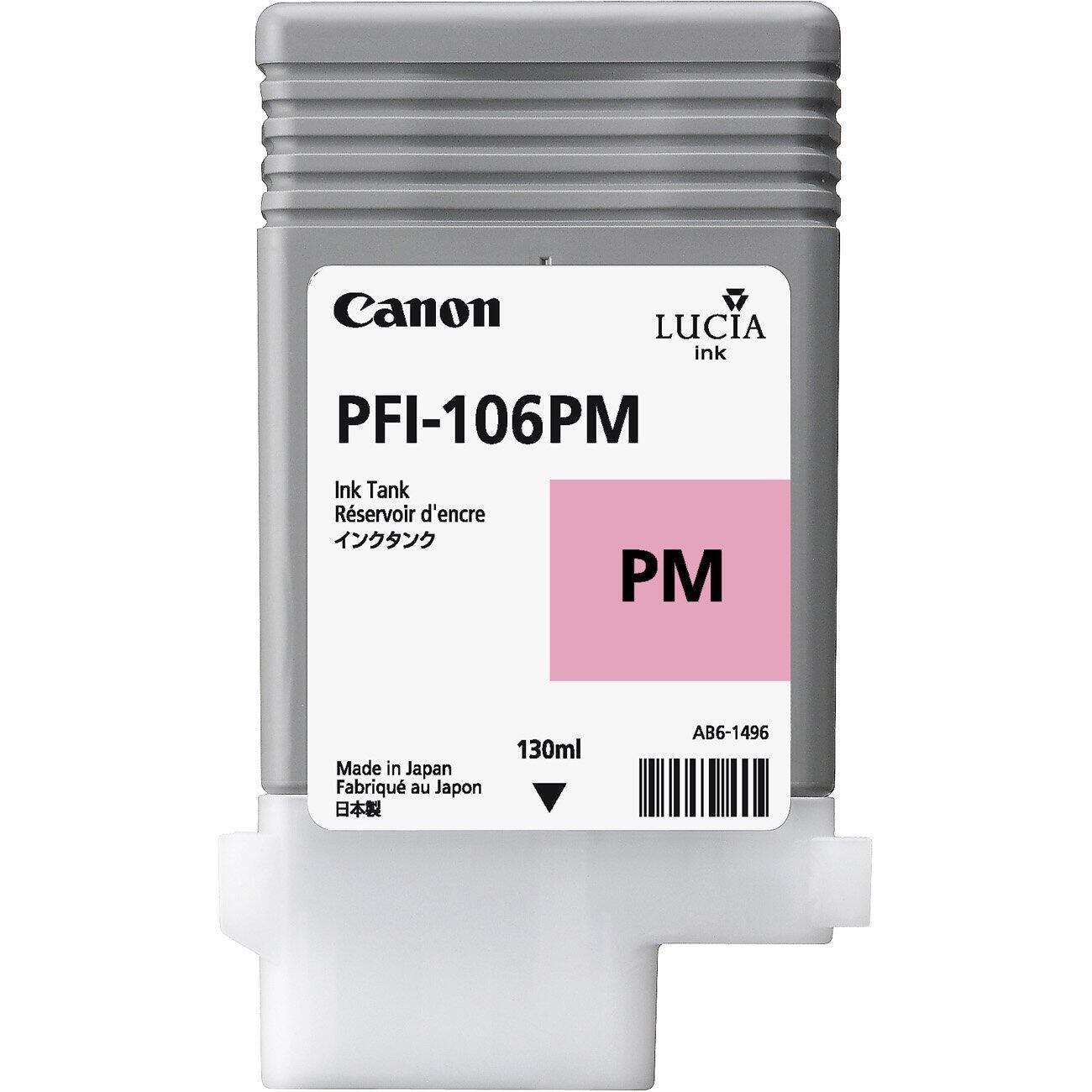 Canon Original PFI-106PM Druckerpatrone - magenta hell 130ml 6626B001