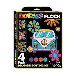 Diamond Dotz Erwachsene beflockte Neon Peace&Love (65675975)